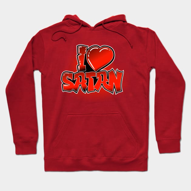 I Heart Satan! Hoodie by stuff101